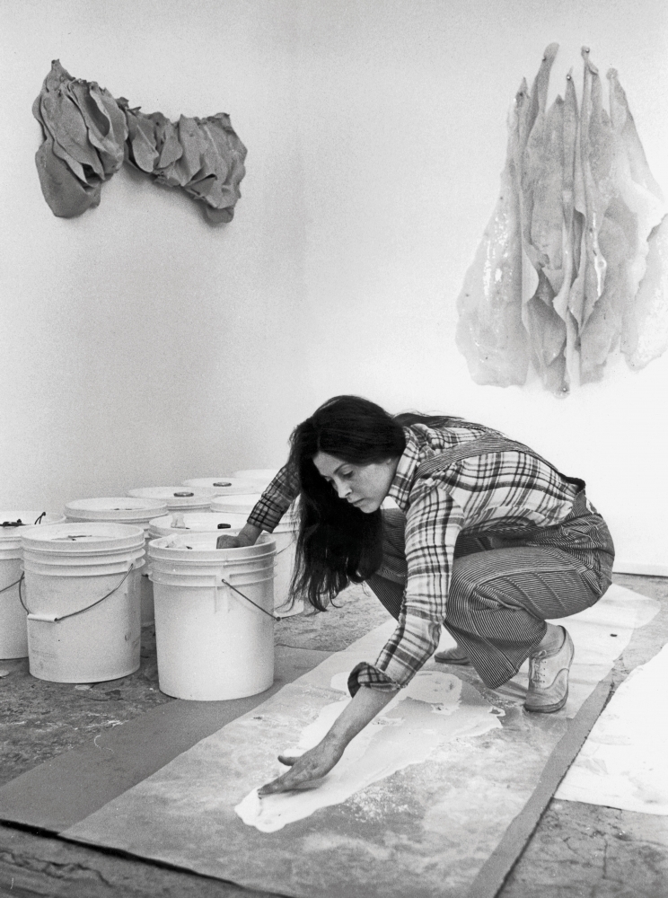 [FIG. 2]
Hannah Wilke pouring latex in her studio, c. 1972
Image: Hannah Wilke Collection &amp;amp; Archive, Los Angeles.

&amp;nbsp;

&amp;nbsp;

&amp;nbsp;

&amp;nbsp;

&amp;nbsp;

&amp;nbsp;

&amp;nbsp;

If woman has always functioned &amp;ldquo;within&amp;rdquo; the discourse of man... it is time for her to dislocate this &amp;ldquo;within,&amp;rdquo; to explode it, turn&amp;nbsp;it around, and seize it; to make it hers,&amp;nbsp;containing it, taking it in her own mouth,&amp;nbsp;biting that tongue with her very own teeth to invent for herself a language to get inside of.14